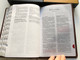 Szent Biblia / Hungarian Holy Bible with words of Jesus in RED / Genuine Leather bound Brown Cover, Goltmos Reden edges, 2 bookmark ribbons, Thumb Indexed / Bőrkötés, Barna színű / Jézus szavai piros kiemeléssel / Pacords 2020 9786155526619