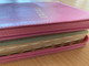 Pink Russian Bible with family pages (gift, wedding, children, events) / розовая Библия с семейными страницами / Pink Leather bound with zippe, indexes, buttonr and golden edges / Mid Size / Russian Bible Society 2017