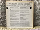 Fritz Wunderlich – Vergiss Mein Nicht singt volkstumliche Melodien / Vergiss Mein Nicht; Largo - Ombra mai fu); Es Muss Ein Wunderbares Sein; Ach, Wie So Herrlich Zu Schaun; Ich Setz' Den Fall; Alle Tage Ist Kein Sonntag / Fiesta LP Stereo / FLPS 1550