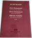 Three Romances for oboe or flute and piano Op. 94 (Flute and Piano, Oboe and Piano)  SCHUMANN  EDITIO MUSICA BUDAPEST Z. 12 841, 1985  Paperback (9790080128411)