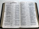 Giant Print CENTER-COLUMN REFERENCE BIBLE / New King James Version / Thomas Nelson, 1994 / Leather Cover (9780840708564)