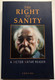 THE RIGHT ΤΟ SANITY  A Victor Hatar Reader  Corvina, 1999  Paperback (9631348199)