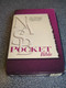 NASB Pocket Bible '95 / Words of Christ with Red / Blue Bonded Leather with Zipper, Gray Edges / S490ZBL
