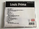 Louis Prima: Just A Gigolo - Night Train; Buona Sera; I Wish You Love / Préférences Audio CD 1991 Mono, Stereo / 252 607-2