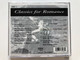Classic for Romance - Bolero; The Four Seasons Op. 8; Liebestraum; Vienna Blood; and many more! / Madacy Music Audio CD 1994 Stereo / HLJ-2-3406-2