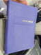 Purple Mongolian Bible with Golden Edge and Thumb Index / New Updated Translation / Ariun Bibli 062 