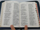 Chinese Union Version Bible Blue Imitation Duo Tone Leather Cover, Golden Edges, Thumb Index, Zipper