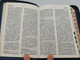 Chinese Union Version Bible Blue Imitation Duo Tone Leather Cover, Golden Edges, Thumb Index, Zipper / Small Size Chinese Bible