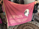 Lenin Flag / LENINABAD GAS EQUIPMENT PLANT / Propaganda Challenge Red Banner 