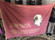 Lenin Flag / LENINABAD GAS EQUIPMENT PLANT / Propaganda Challenge Red Banner 