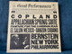 Copland - Appalachian Spring Suite; Fanfare For The Common Man; El Salón México; Danzón Cubano - Bernstein, New York Philharmonic/ CBS Great Performances – 39 / CBS LP 1982 / 60139
