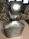 Maxim Gorky Bust — Soviet Metal Sculpture (19.5 cm)
