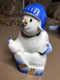 RARE Porcelain Figurine — Snowman Hockey Player, Izvestia Cup 1980 (Dulevo, USSR) (SnowmanHockeyPlayer)