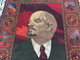 LENIN Rare Carpet from the Soviet Union / Rug size 190 X 150 CM with the portrait of Vladimir Ilich Lenin / Sovjet made rug Collector's item CCCP / U.S.S.R. issued for the anniversary of 100th birthday of Lenin made by Karjakumsky Fabrika