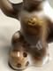 Vintage Soviet Polonsk Porcelain Bear: Dynamo Soccer Player (1980s Olympic Era) (FootballPlayer)