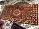 Traditional Central Asian Ikat-Patterned Rug / Hagyományos közép-ázsiai ikat mintás szőnyeg