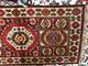 Traditional Central Asian Ikat-Patterned Rug / Hagyományos közép-ázsiai ikat mintás szőnyeg
