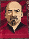Iconic Soviet Era Handmade Wool Lenin Centenary Wall Rug - USSR Vintage Decor (LeninWallRug)