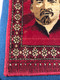 Iconic Soviet Era Handmade Wool Lenin Centenary Wall Rug - USSR Vintage Decor (LeninWallRug)