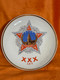 Vintage Riga Porcelain Factory Soviet 30th Anniversary WWII Victory Wall Plate (SovietAnniversaryPlate)