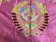 Vintage USSR State Manufactory Soviet Union Red Silk Ceremonial Banner Flag (RedSilkBanner)