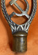 Vintage Soviet Brass Banner Finial with Hammer, Sickle, and Star (SovietBannerFinial)