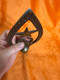 Vintage Soviet Brass Banner Finial with Hammer, Sickle, and Star (SovietBannerFinial)