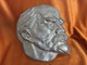 Soviet Aluminum Vladimir Lenin Profile Wall Relief Sculpture (LeninWallRelief)