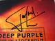 Purple Records - Deep Purple Live In Stockholm 1970 Autographed Music CD (5022911338312)