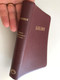  Russian language Holy Bible / Библия - книги священного писания / Synodal Translation / Ukrainian Bible Society 2012 / Vinyl bound, Golden Edges, Thumb index (9789664120194) 