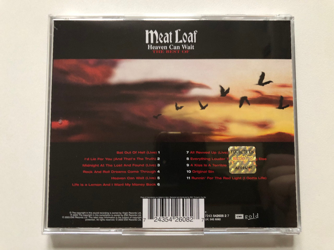 https://cdn11.bigcommerce.com/s-62bdpkt7pb/products/0/images/314970/Meat_Loaf_The_Best_Of_-_Heaven_Can_Wait_Bat_Out_Of_Hell_All_Revved_Up_Midnight_At_The_Lost_And_Found_EMI_Gold_Audio_CD_2003_724354260827_2__20134.1701712744.1280.1280.JPG?c=2