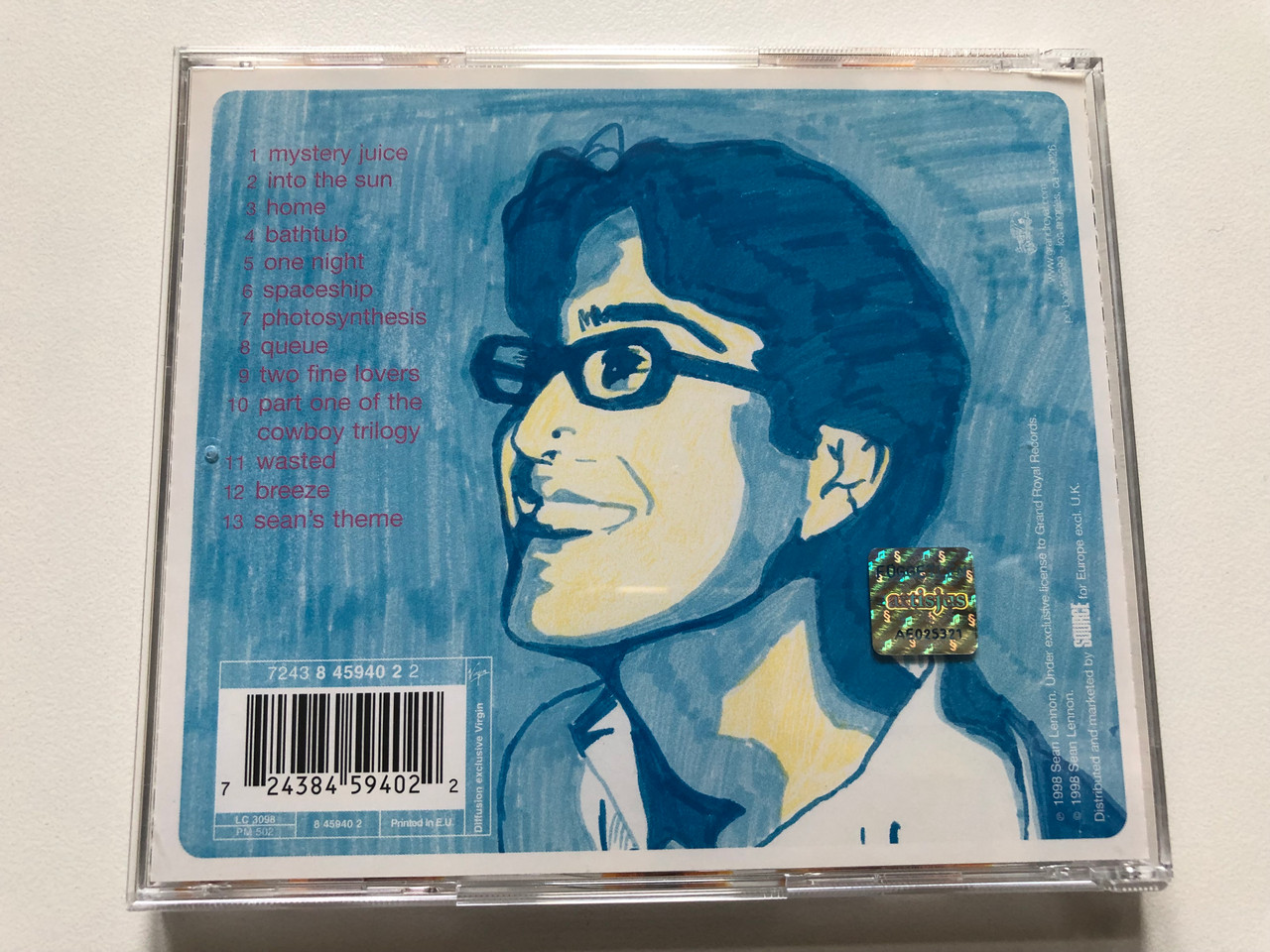 https://cdn11.bigcommerce.com/s-62bdpkt7pb/products/0/images/315708/Sean_Lennon_Into_The_Sun_Grand_Royal_Audio_CD_1998_724384594022_2__62605.1702051321.1280.1280.JPG?c=2