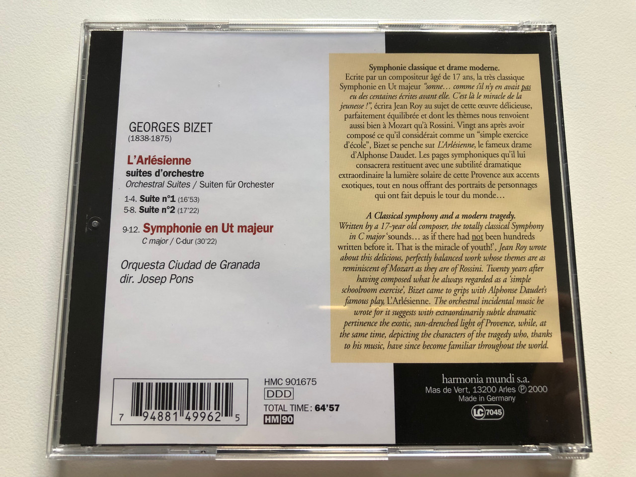 https://cdn11.bigcommerce.com/s-62bdpkt7pb/products/0/images/316058/Georges_Bizet_LArlsienne_-_Suites_Pour_Orchestre_Symphonie_En_Ut_Majeur_-_Orquesta_Ciudad_de_Granada_Josep_Pons_Harmonia_Mundi_Audio_CD_2000_HMC_901675_2__76477.1702450489.1280.1280.JPG?c=2