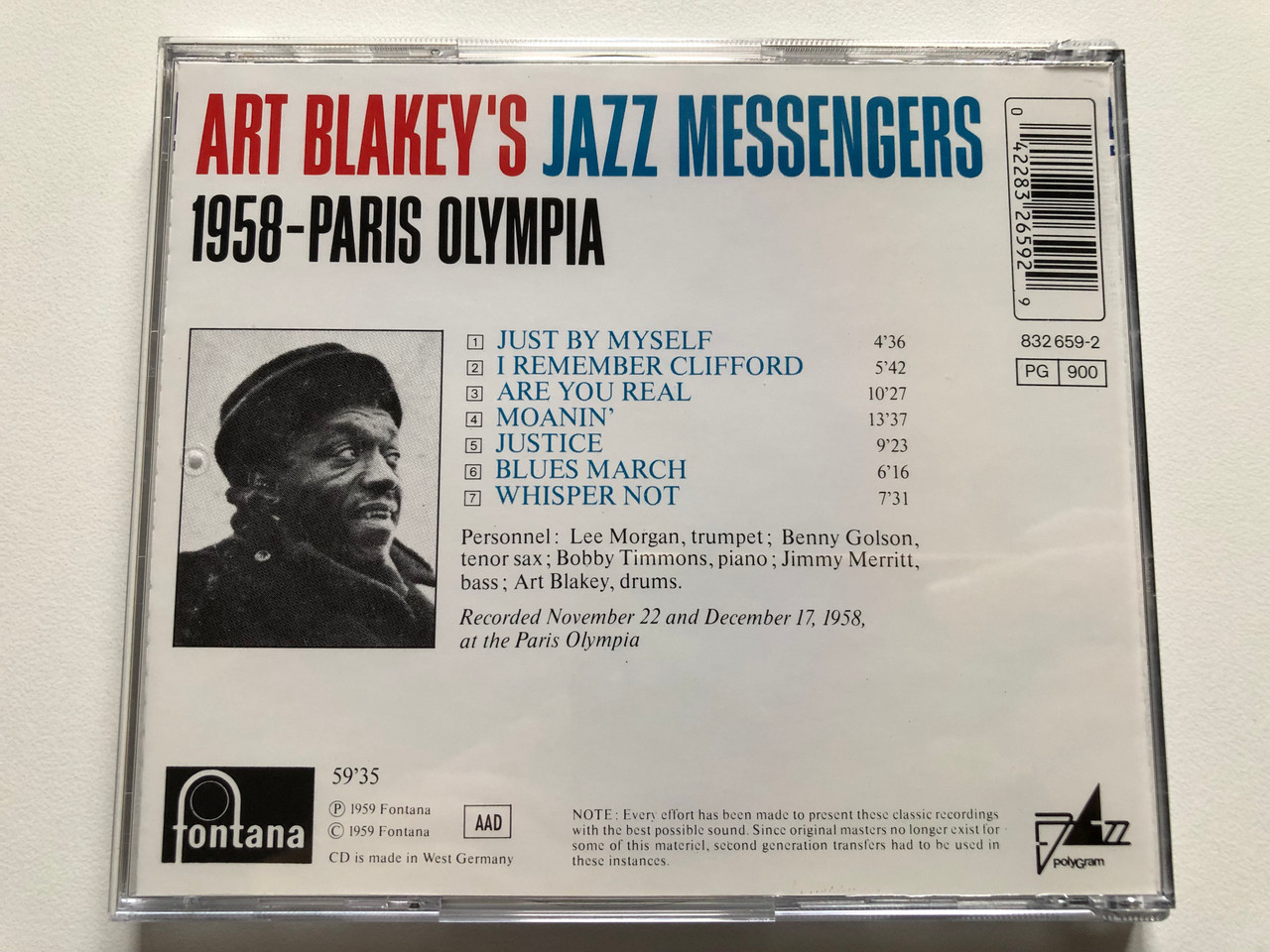 https://cdn11.bigcommerce.com/s-62bdpkt7pb/products/0/images/317098/Art_Blakeys_Jazz_Messengers_1958-Paris_Olympia_Fontana_Audio_CD_832_659-2_2__74439.1703144865.1280.1280.JPG?c=2