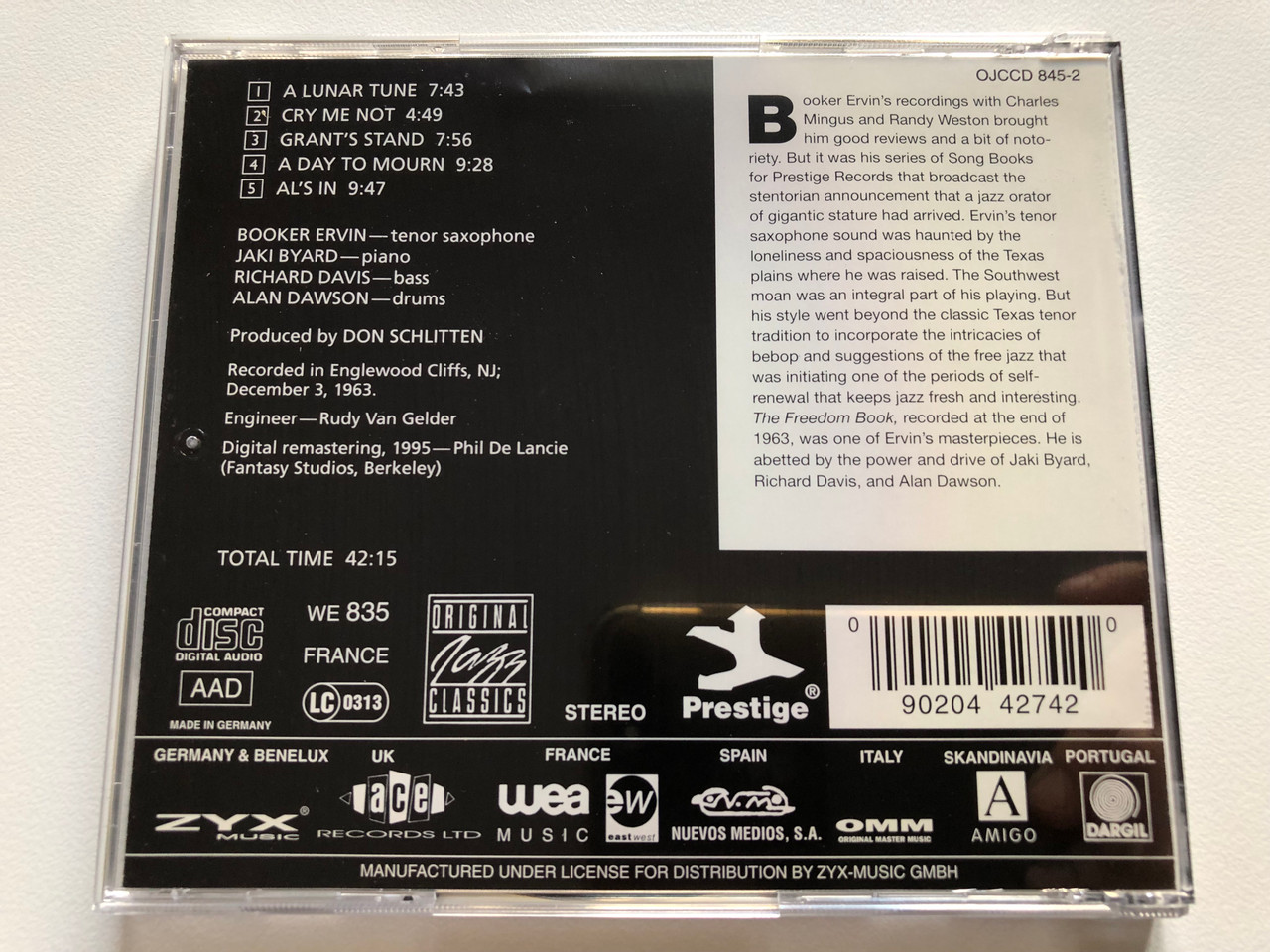 https://cdn11.bigcommerce.com/s-62bdpkt7pb/products/0/images/320228/Booker_Ervin_The_Freedom_Book_Original_Jazz_Classics_Audio_CD_1995_OJCCD_845-2_2__32013.1704445827.1280.1280.JPG?c=2