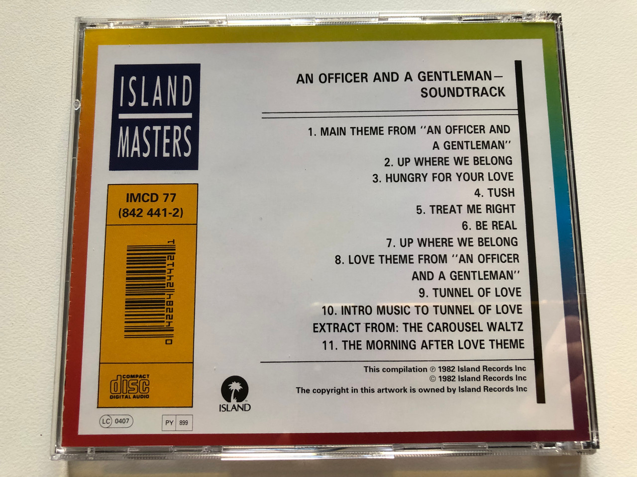 https://cdn11.bigcommerce.com/s-62bdpkt7pb/products/0/images/321294/An_Officer_And_A_Gentleman_Original_Soundtrack_From_The_Paramount_Motion_Picture_-_Featuring_Up_Where_We_Belong_performed_by_Joe_Cocker_abd_Jennifer_Warnes_Island_Masters_Audio_CD_199__00942.1704958999.1280.1280.JPG?c=2