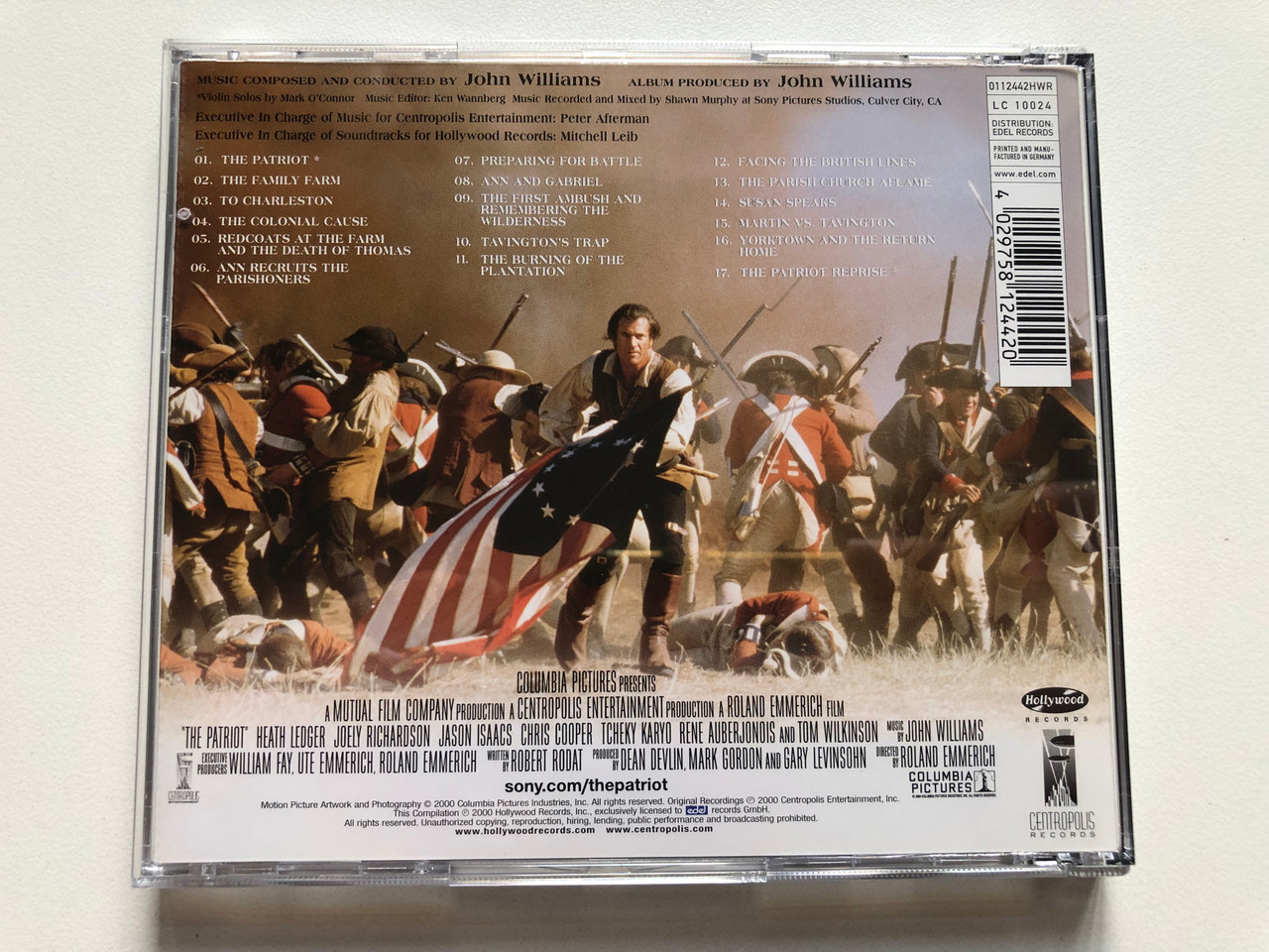 https://cdn11.bigcommerce.com/s-62bdpkt7pb/products/0/images/322385/Mel_Gibson_The_Patriot_Original_Motion_Picture_Score_-_Music_Composed_And_Conducted_By_John_Williams_Hollywood_Records_Audio_CD_2000_0112442HWR_2__19587.1706172863.1280.1280.JPG?c=2