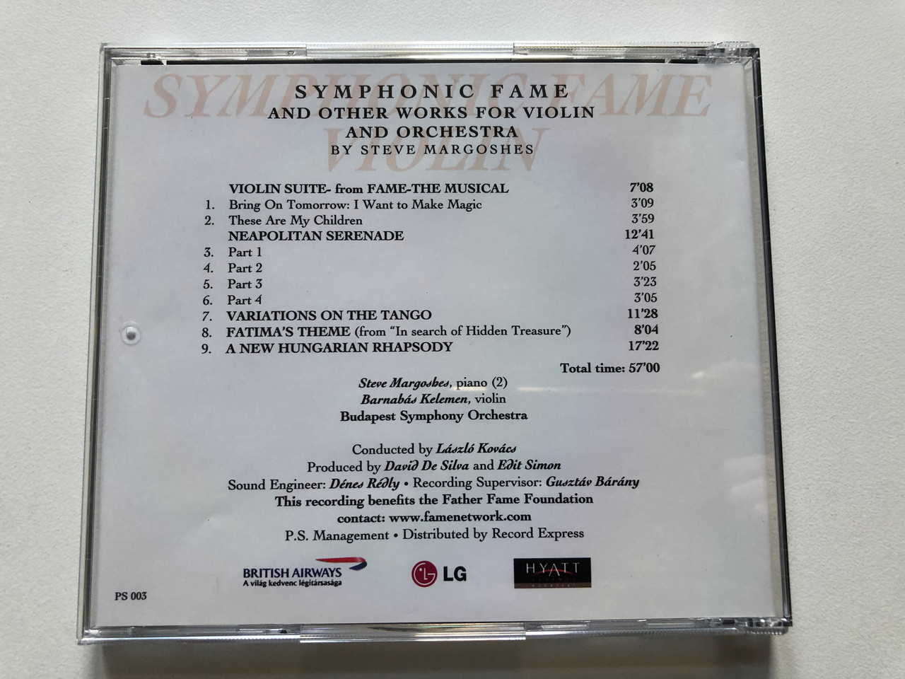 https://cdn11.bigcommerce.com/s-62bdpkt7pb/products/0/images/322406/Symphonic_Fame_And_Other_Works_For_Violin_And_Orchestra_-_By_Steve_Margoshes_Budapest_Symphony_Orchestra_Laszlo_Kovacs_Barnabas_Kelemen_Record_Express_Audio_CD_PS_003_2__55893.1706177233.1280.1280.JPG?c=2