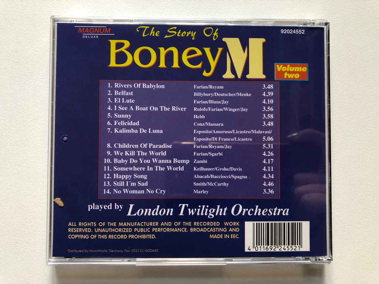 https://cdn11.bigcommerce.com/s-62bdpkt7pb/products/0/images/322530/The_Story_Of_Boney_M_Volume_Two_-_Played_By_London_Twilight_Orchestra_incl._El_Lute_Happy_Song_Rivers_Of_Babylon_and_many_others_Magnum_Deluxe_Audio_CD_92024552_2__29514.1706514393.1280.1280.JPG?c=2