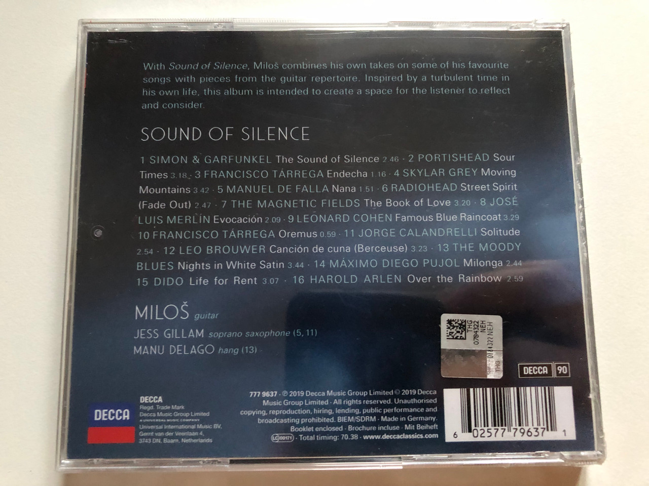https://cdn11.bigcommerce.com/s-62bdpkt7pb/products/0/images/323210/Milo_Sound_Of_Silence_Decca_Audio_CD_2019_777_9637_DH_2__38246.1706852139.1280.1280.JPG?c=2