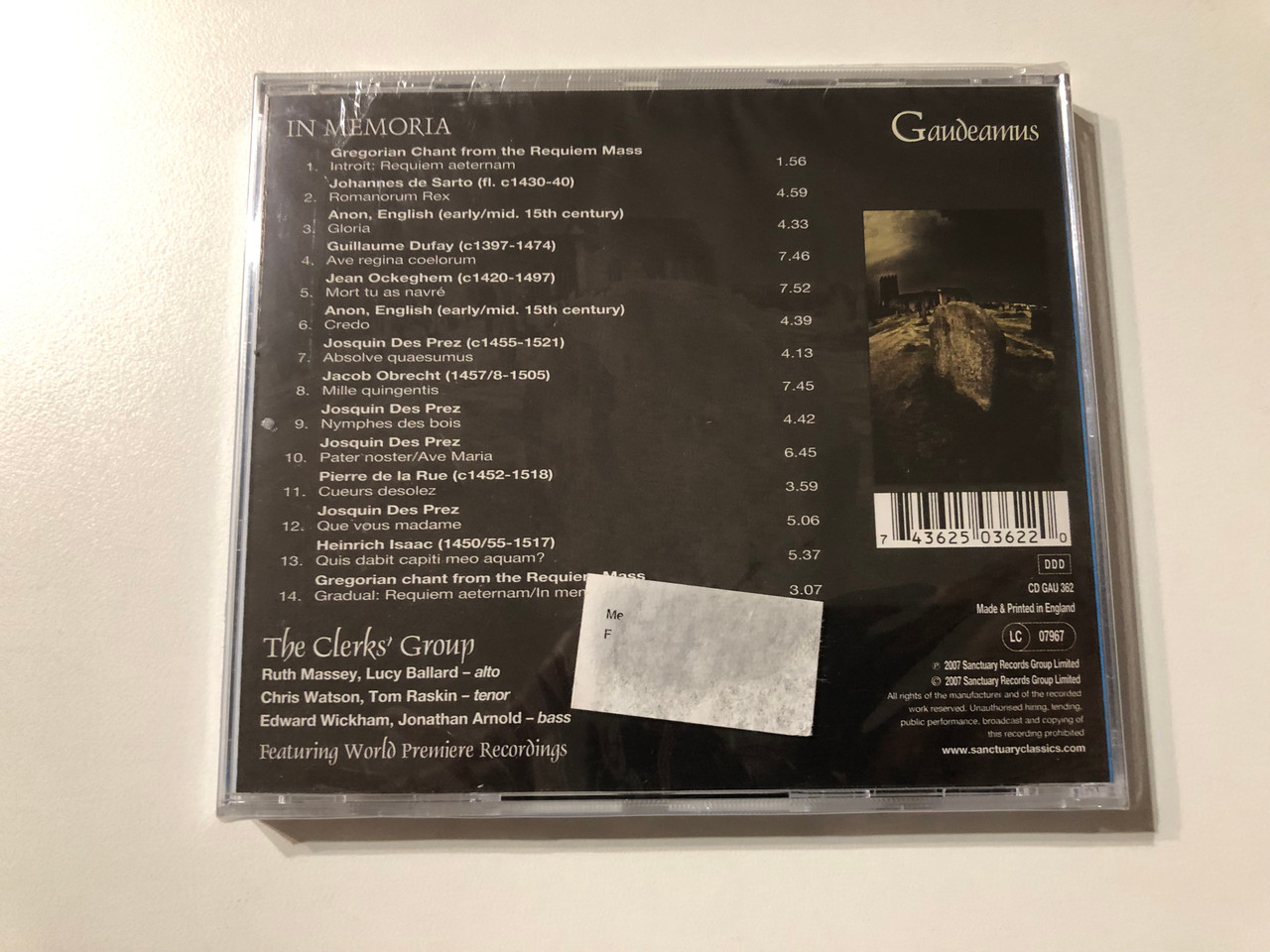 https://cdn11.bigcommerce.com/s-62bdpkt7pb/products/0/images/324078/In_Memoria_Medieval_Songs_of_Remembrance_-_The_Clerks_Group_Edward_Wickham_Gaudeamus_Audio_CD_2007_CD_GAU_362_2__67899.1707632875.1280.1280.JPG?c=2