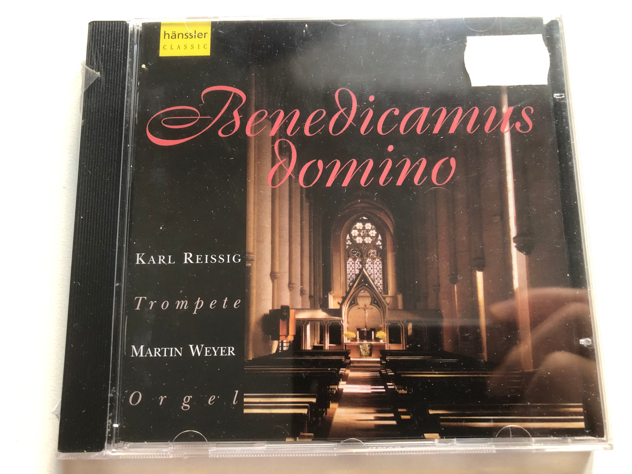 https://cdn11.bigcommerce.com/s-62bdpkt7pb/products/0/images/324436/Benedicamus_Domino_-_Karl_Reissig_trompete_Martin_Weyer_orgel_Hnssler_Classic_Audio_CD_1996_98_1__37446.1708023259.1280.1280.JPG?c=2