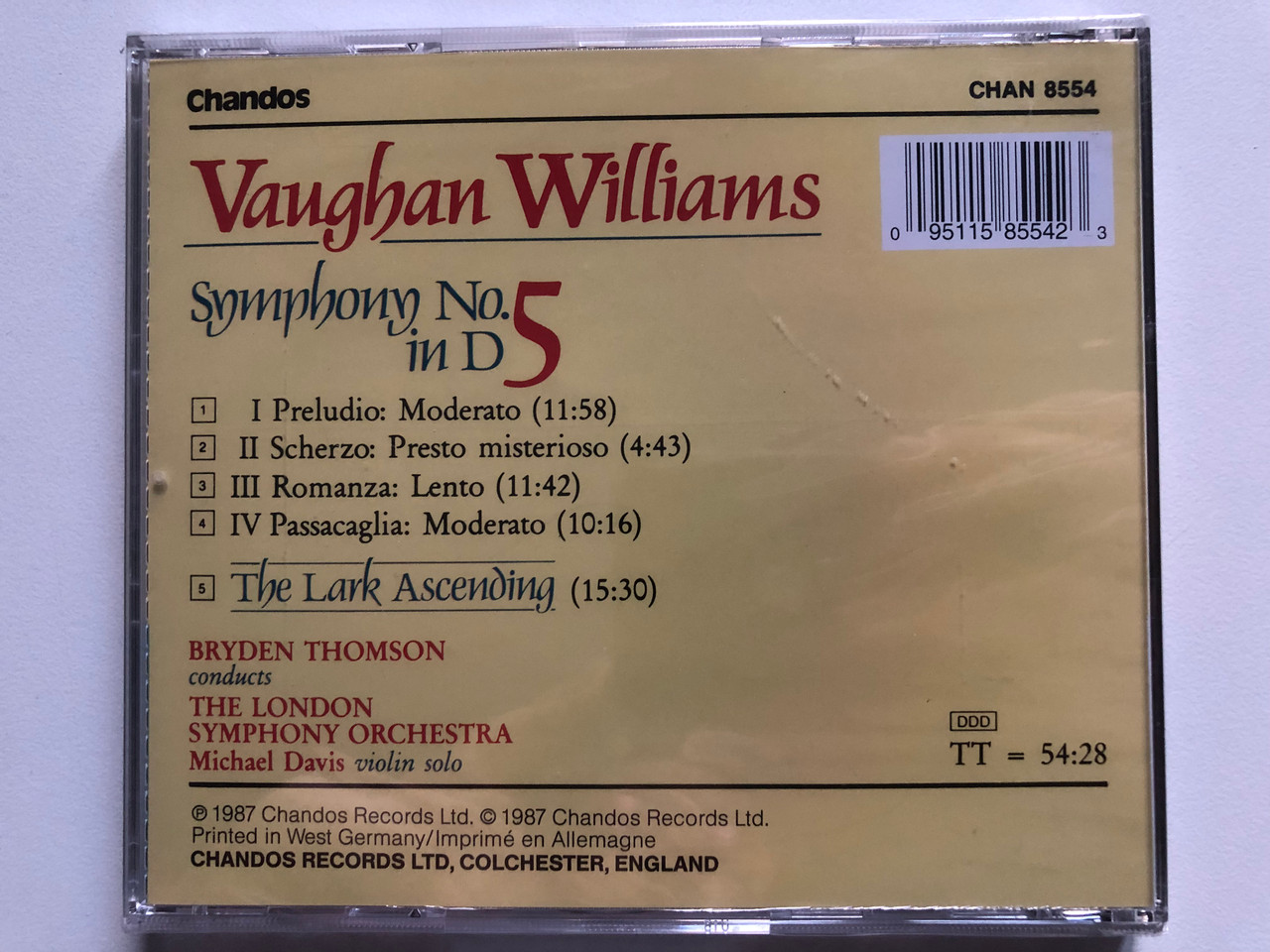 https://cdn11.bigcommerce.com/s-62bdpkt7pb/products/0/images/324920/Vaughan_Williams_-_Symphony_No._5_In_D_The_Lark_Ascending_-_Bryden_Thomson_conductes_The_London_Symphony_Orchestra_Michael_Davis_violin_solo_Chandos_Audio_CD_1987_CHAN_8554_2__12797.1708411322.1280.1280.JPG?c=2