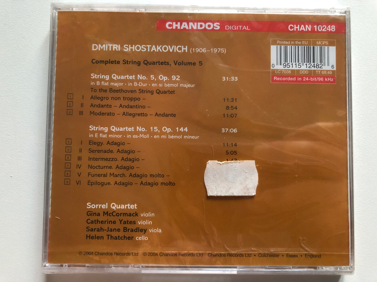 https://cdn11.bigcommerce.com/s-62bdpkt7pb/products/0/images/324944/Shostakovich_Complete_String_Quartets_Vol._5_-_Sorrel_Quartet_Chandos_Audio_CD_2004_CHAN_10248_2__27467.1708417332.1280.1280.JPG?c=2
