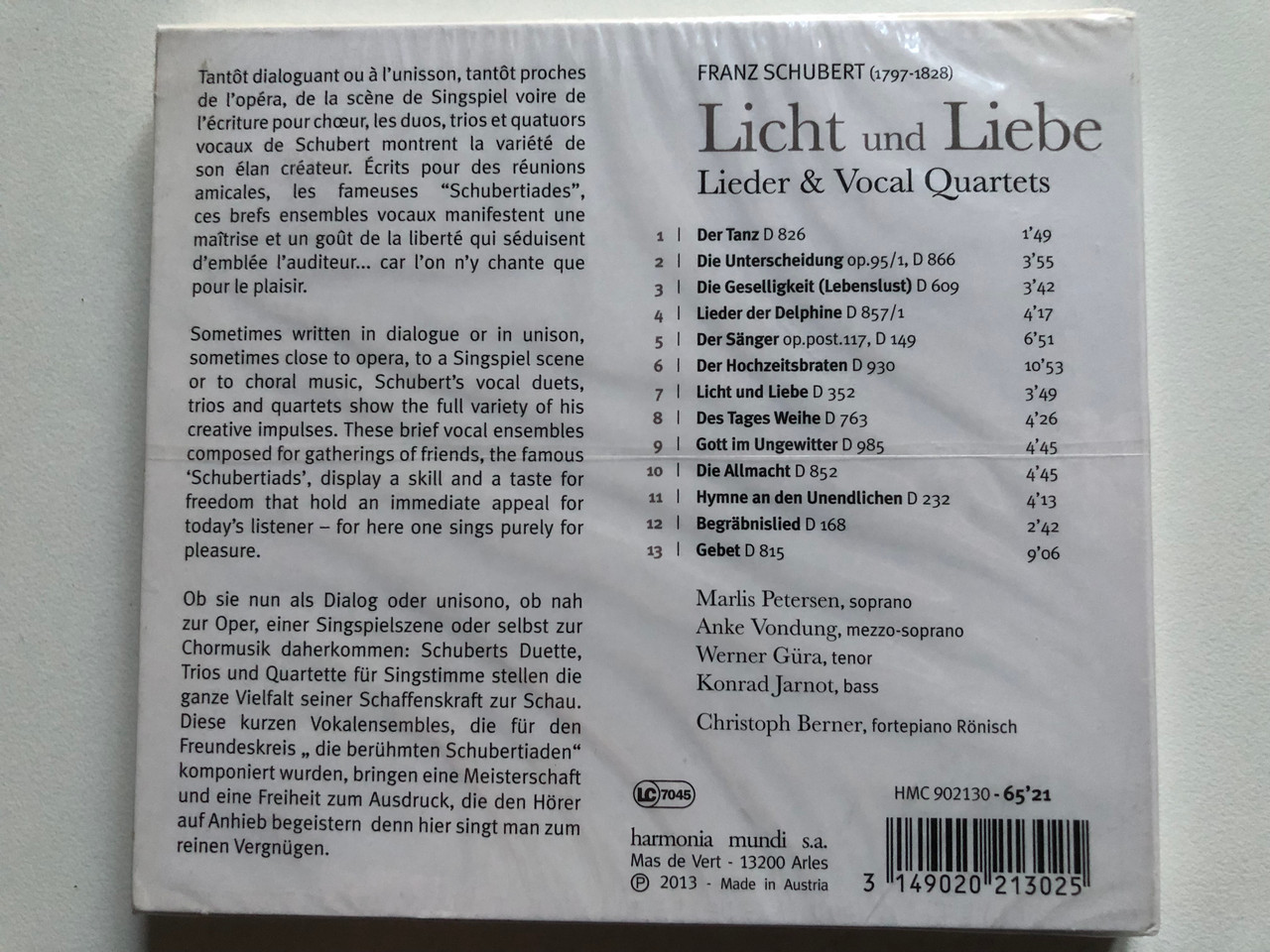https://cdn11.bigcommerce.com/s-62bdpkt7pb/products/0/images/324977/Licht_und_Liebe_-_Marlis_Petersen_Anke_Vondung_Werner_Gura_Konrad_Jarnot_Christoph_Berner_piano_harmonia_mundi_Audio_CD_2013_HMC_902130_2__58146.1708423558.1280.1280.JPG?c=2