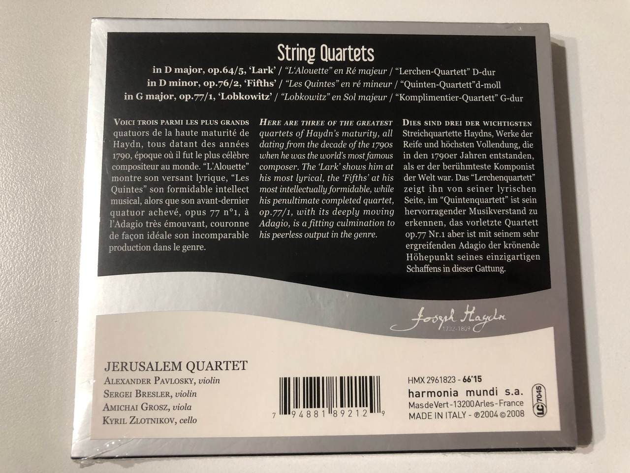 https://cdn11.bigcommerce.com/s-62bdpkt7pb/products/0/images/325502/Haydn_String_Quartets_Op._645_762_771_Lobkowitz_-_Jerusalem_Quartet_Haydn_The_Harmonia_Mundi_Edition_Harmonia_Mundi_Audio_CD_2008_HMX_2961823_2__53295.1708930769.1280.1280.JPG?c=2