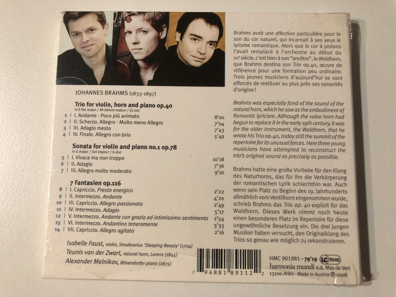 https://cdn11.bigcommerce.com/s-62bdpkt7pb/products/0/images/325508/Brahms_-_Horn_Trio_op._40_Violin_Sonata_Op._78_Fantasien_op._116_-_Isabelle_Faust_Teunis_van_der_Zwart_Alexander_Melnikov_Harmonia_Mundi_Audio_CD_2008_HMC_901981_2__71533.1708931587.1280.1280.JPG?c=2