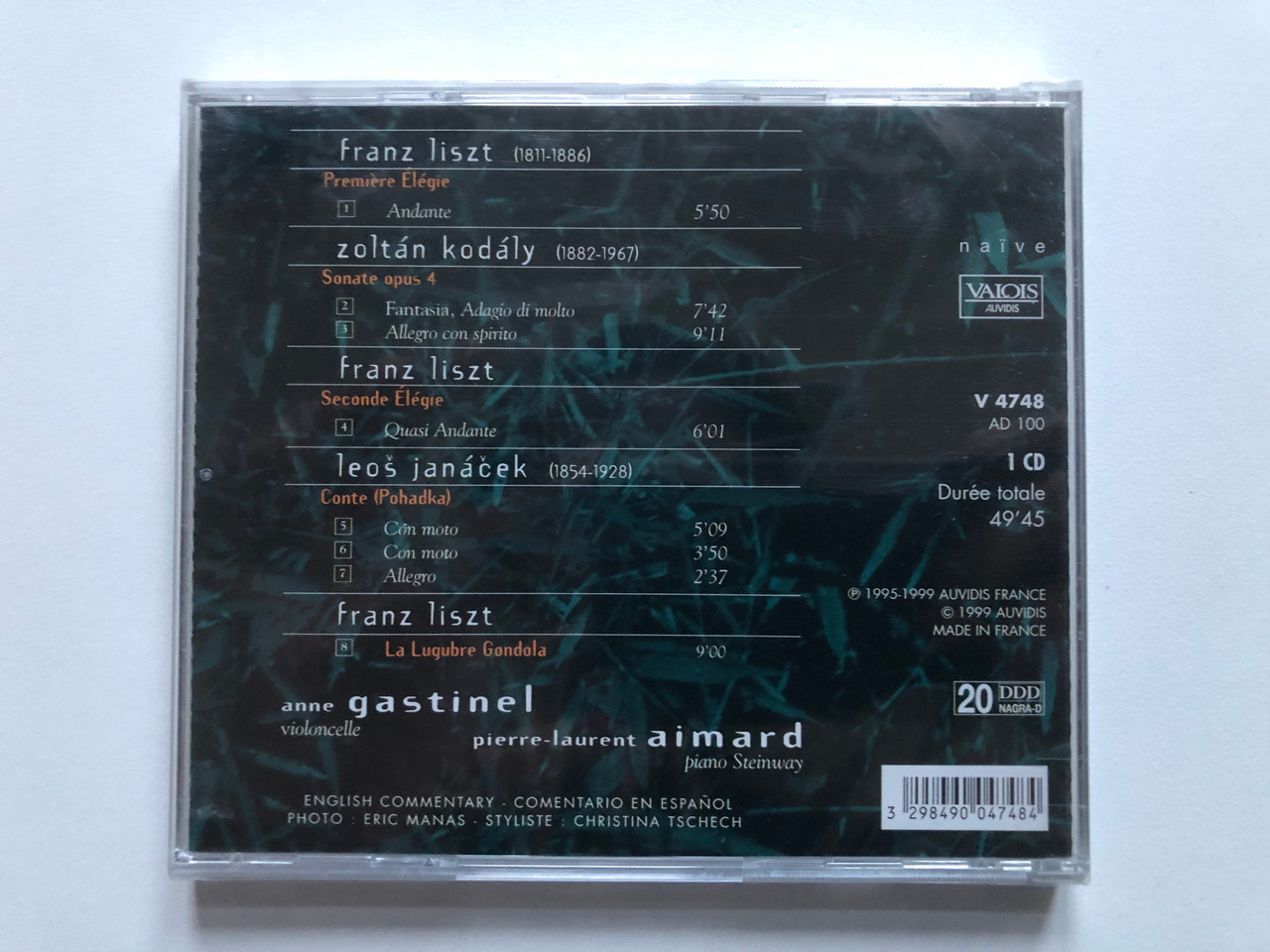 https://cdn11.bigcommerce.com/s-62bdpkt7pb/products/0/images/325663/Anne_Gastinel_Pierre-Laurent_Aimard_-_Liszt_Kodly_Janek_Oeuvres_Pour_Violoncelle_Et_Piano_Auvidis_Valois_Audio_CD_1999_V4748_2__68392.1709046846.1280.1280.JPG?c=2