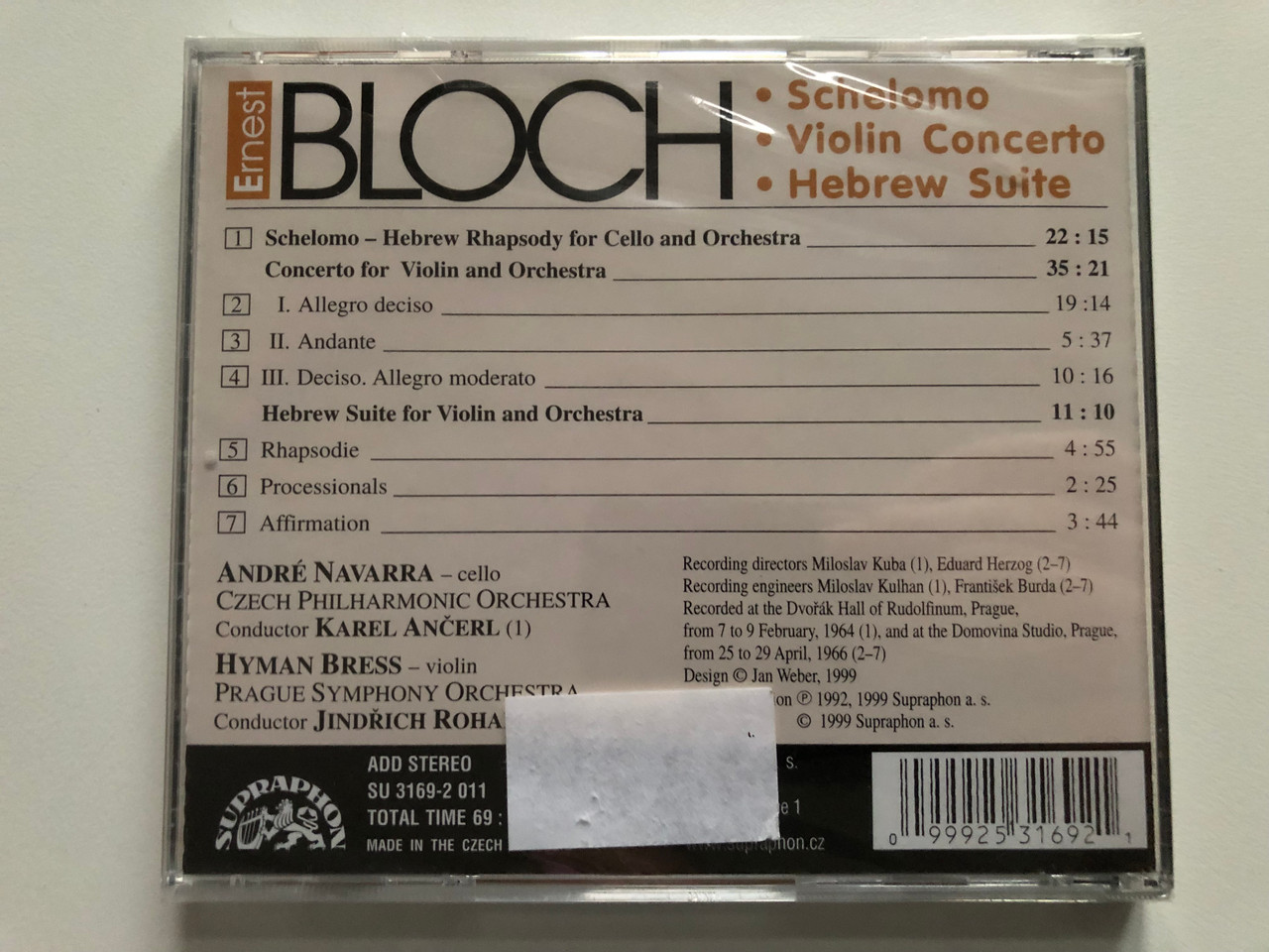 https://cdn11.bigcommerce.com/s-62bdpkt7pb/products/0/images/326887/Bloch_Hebrew_Suite_Schelomo_-_Violin_Concerto_-_Czech_Philharmonic_Orchestra_Karel_Anerl_Prague_Symphony_Orchestra_Jindich_Rohan_Andr_Navarra_Hyman_Bress_Supraphon_Audio_CD_1999_S__60297.1710230463.1280.1280.JPG?c=2