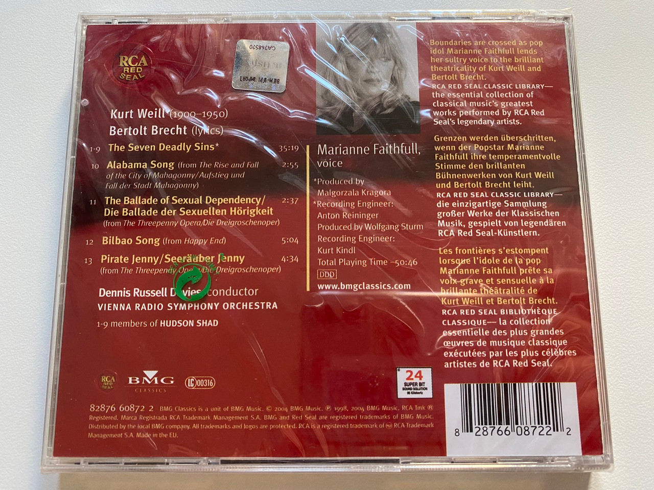 https://cdn11.bigcommerce.com/s-62bdpkt7pb/products/0/images/328375/Weill_The_Seven_Deadly_Sins_-_Marianne_Faithfull_Vienna_Radio_Symphony_Orchestram_Dennis_Russell_Davies_BMG_Classics_Audio_CD_2005_82876_60872_2_2__16279.1710922518.1280.1280.jpg?c=2